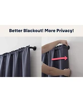 Hlc.me Wrap Around Room Darkening Grommet Curtain Rod