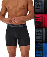 Hanes Men's Moves Ultimate 4-Pk. Anti-Chafe 6" Boxer Briefs