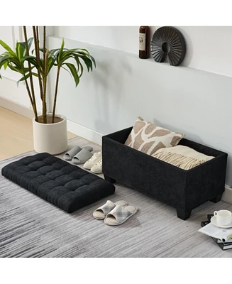 Multifunctional Storage Ottoman Bench: End of Bed