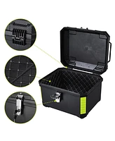 Ahr 45L Universal Motorcycle Tour Tail Box Scooter Trunk Storage Safety Lock