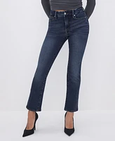 Good American Petite Mid-Rise Straight Jeans