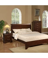 Space-Saving Solid Wood 2-Drawer Nightstand for Small Spaces