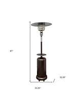 Steel Propane Patio Heater 48000 Btu for Efficient Outdoor Heating