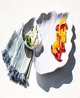 TarHong Coastal Leaf Chip and Dip Platter