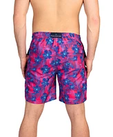 Tailorbyrd Men's Hibiscus Bliss Swim Shorts