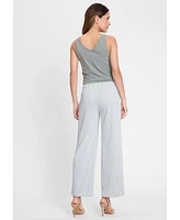 Olsen Women's Anna Fit Stretch Seersucker Pant