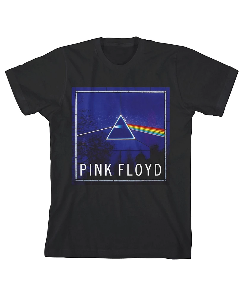 Pink Floyd Boys Dark Side Of The Moon Album Art Black T-shirt-xl
