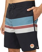 O'Neill Men's Cruzer Stripe Scallop 18 Swim Shorts
