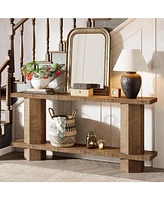 Tribesigns Console Table for Entryway, Wooden Sofa Table Behind Couch, for Living Room, Hallway, Foyer