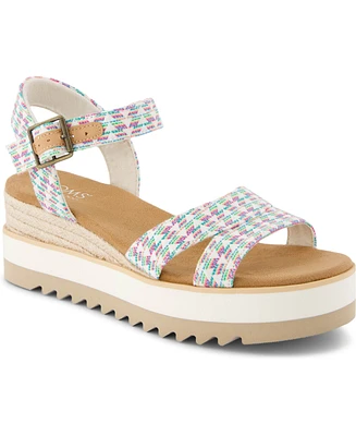 Toms Women's Louisa Platform Wedge Sandals