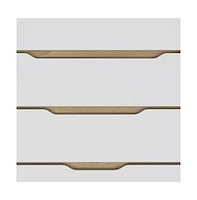 Spacious Four-Drawer Dresser for Clothes and Accessories