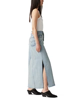 Levi's Women's Cotton Iconic Side-Slit Maxi Skirt