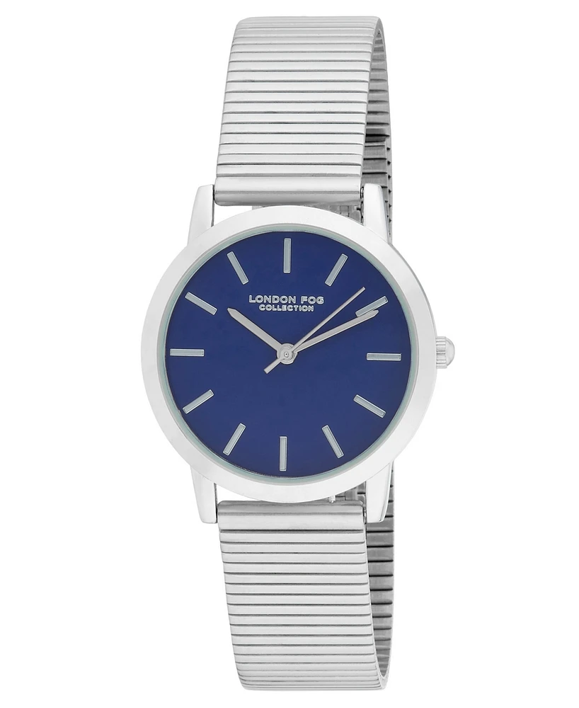 London Fog Unisex Elton Silver Alloy Expansion Watch, 32mm