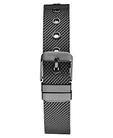 London Fog Unisex Cavern Black Alloy Mesh Watch, 24mm