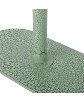 Noble House Patio Bistro Set: Durable Iron Construction in Matte Teal