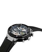 Tissot Men's Swiss Automatic Chronograph T-Race MotoGP Black Silicone Strap Watch 45mm
