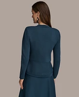 Donna Karan New York Women's Knit Button-Front Cardigan