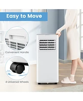 Gymax 8000 Btu Portable Air Conditioner 3-in-1 Ac Unit w/ Dehumidifier & Fan Sleep Mode & 24H Timer
