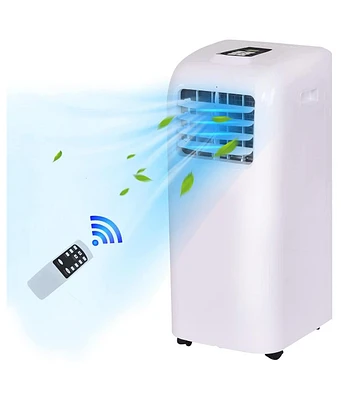 Gymax Portable Air Conditioner Cooling Fan Dehumidifier 8000BTU Ashrae w/ Remote Control