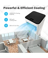 Gymax 3 in 1 Portable Air Conditioner Ac Unit Air Cooler 8000BTU Ashrae 230 sq.ft
