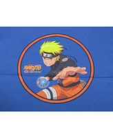 Naruto Boys Shippuden Uzumaki Art Royal Blue T-shirt-xl