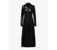 WeWoreWhat Women's Slim Faux Leather Jacket