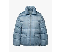 WeWoreWhat Women's Collar Puffer Jacket