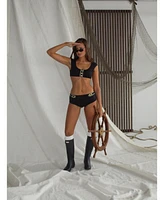 WeWoreWhat Women's Off Shoulder Bikini Top
