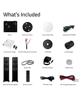 Fluance RT81+ Turntable (White) and Ai81 Tower Speakers (Lucky Bamboo) Bundle: High Fidelity Vinyl Playback & Powerful Stereo Sound, Integrated Amplif