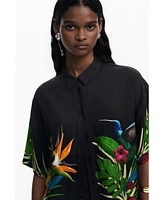 Desigual Women's Hawaiian shirt