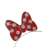 Disney Minnie Mouse Bow Glitzy Metal Headband