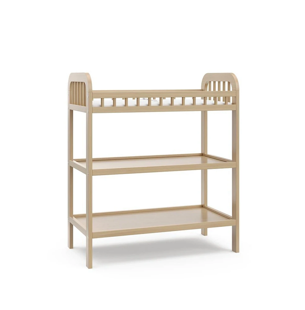Storkcraft Pasadena Changing Table with Water-Resistant Changing Pad