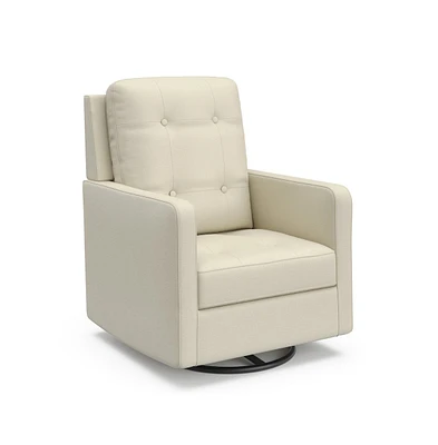 Storkcraft Beckett Upholstered Nursery Swivel Glider (Pearl)