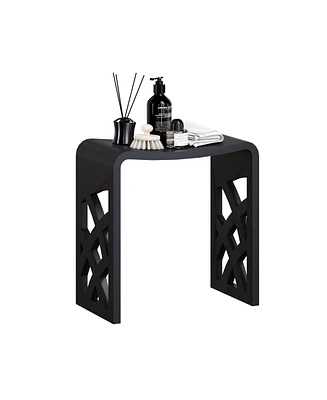 Casainc Freestanding Solid Surface Bathroom Shower Stool