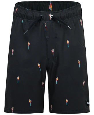 Hurley Big Boys Ditsy Birds Pull-On Swim Shorts
