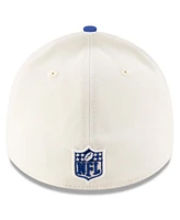 New Era Men's Cream/Royal York Giants 2025 Nfl Draft 39THIRTY Flex Hat