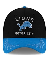 New Era Men's /Blue Detroit Lions 2025 Nfl Draft 39THIRTY Flex Hat