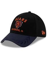 New Era Men's /Navy Chicago Bears 2025 Nfl Draft 39THIRTY Flex Hat