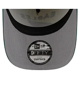 New Era Men's Cream/Green Philadelphia Eagles 2025 Nfl Draft A-Frame 9FIFTY Snapback Hat