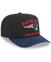New Era Men's /Navy New England Patriots 2025 Nfl Draft A-Frame 9FIFTY Snapback Hat