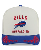New Era Men's Cream/Royal Buffalo Bills 2025 Nfl Draft A-Frame 9FIFTY Snapback Hat