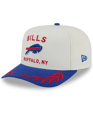 New Era Men's Cream/Royal Buffalo Bills 2025 Nfl Draft A-Frame 9FIFTY Snapback Hat