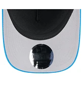 New Era Men's Black/Blue Detroit Lions 2025 Nfl Draft 9FORTY A-Frame M-Crown Adjustable Hat