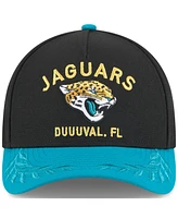 New Era Men's Black/Teal Jacksonville Jaguars 2025 Nfl Draft 9FORTY A-Frame M-Crown Adjustable Hat
