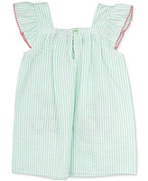 Rare Editions Baby Girls Cherry Seersucker Dress