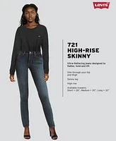 Levis Womens 721 High Rise Skinny Jeans Collection