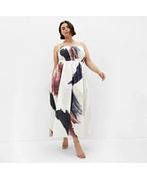 City Chic Plus Jolie Geo Maxi Dress