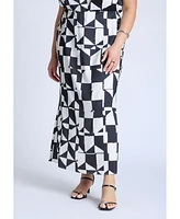 Eloquii Plus Satin Maxi Skirt