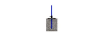 Bon 19-168 Long Handle Pavers Depth Gauge 54-inch Handle