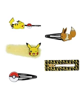 Pokemon Pikachu Eevee 5-Pack Hair Clip